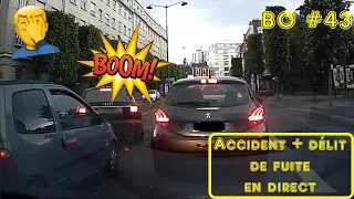 BZH Observation #43 ~ Accident + délit de fuite en direct - Dashcam France