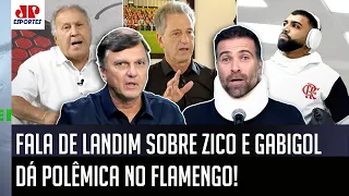 "NÃO SE FALA UM NEGÓCIO DESSES! O Landim..." Declaração sobre Zico e Gabigol no Flamengo dá POLÊMICA