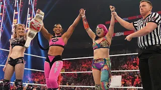 wwe raw highlights today • asuka, bianca belair, alexa Bliss vs local athletes • wwe raw