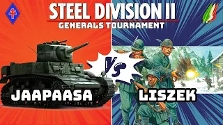 ITALIANS VS PARTISANS - GENERALS TOURNAMENT G5 Jaapaasa vs Liszek