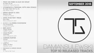 Top 10 Released Tracks | Trance | September 2016