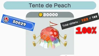 Super Mario Run - 100% completed - Peach's Tent