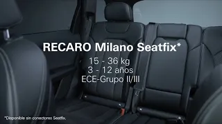 RECARO Milano Seatfix: ¿Como instalar su silla correctamente?