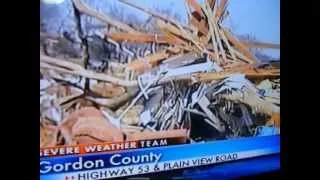 Tornado 2013 Gordon County Georgia Fairmount Highway Tornado Damage News