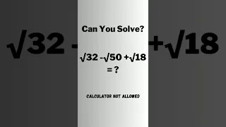 A Nice Radical Problem | BODMAS #shorts #olympiad #mathematics #maths #matholympiad #radical #tips