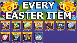 All Limited Easter Trophy Store Items and Skins! (BTD6 Showcase)