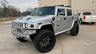 2009 Hummer H2 SUT Luxury Silver Ice Ltd Ed - Supercharged Custom Build