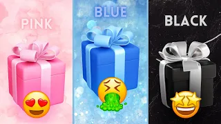 Choose your gift🎁 Pink, blue, black 💗💙🖤
