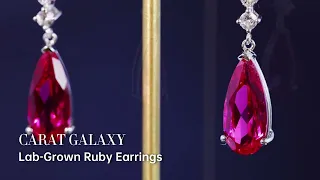 Building my dream jewelry collection——Ruby Drop Earrings #elegant #earrings #accessories #collection