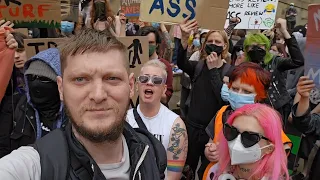 TRANS  protesters GO NUTTY because we are filming