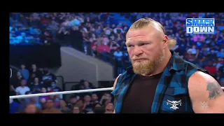 Angry Beast Brock Lesnar Chases down Paul Heyman at WWE Smackdown 11 March 2022