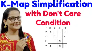 Karnaugh Map(K-Map) Don't Care Condition | K-MAP Simplification|Zeenat Hasan Academy