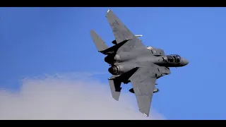 F-15s Fly Over Wings Over Tottenham,  London U.K.