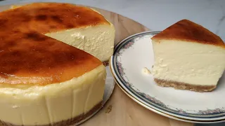 Famous New York Cheesecake Secret Recipe - How to Make The BEST NEW YORK CHEESECAKE (no sour cream)