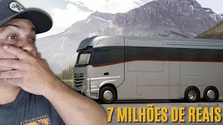 REAGINDO AO MOTORHOME MAIS FUTURISTA DO MUNDO | MERCEDES ACTROS