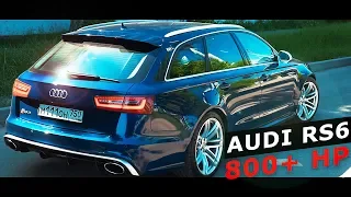 Audi RS6 800+ сил! Замеры на стенде. Топовое охлаждение.