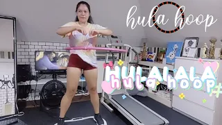 Hula Hoop Exercise|Tilagavon Channel #workoutathome  #hulahoop