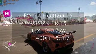 Forza Horizon 5 || Acer Nitro 5 || RTX 3050 || i5 11400H Benchmark All Settings