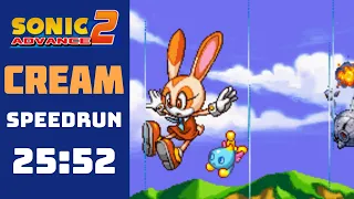 Sonic Advance 2 (Cream) Speedrun World Record - 25:52