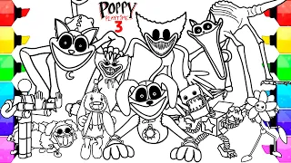 Poppy Playtime Chpter 3 Coloring Pages / How to Color New Bosses and Monsters / NCS Music