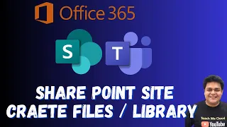 How to create SharePoint Site and Library step by step guide ! Microsoft 365 SharePoint !