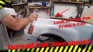 Painting A Ford Ranger With Rustoleum Turbo Spray Paint #rustoleum #rustoleumturbospraypaint