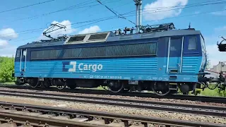 Nákladní železniční provoz přes Podivín✌️🚊🎥 25.4.2024