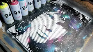 Halftone Single-Layer Graffiti Stencil