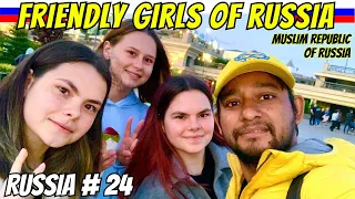 Exploring Kazan City with RUSSIAN Girls | Indian in Russia