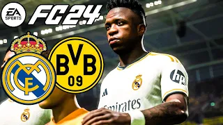 EA FC 24 Real Madrid vs Dortmund | Ligue des Champions | Difficulté Ultime