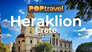 Walking in HERAKLION / Crete (Greece) 🇬🇷- 4K 60fps (UHD)