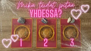 Mikä pitää teidät yhdessä?💖💔💖🔮RAKKAUSTAROT🔮🌟valitse kristallikivi🌟