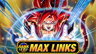 UNDISPUTED BEST UNIT EVER! LEVEL 10 LINKS 100% RAINBOW STAR LR SSJ4 GOGETA! (DBZ: Dokkan Battle)