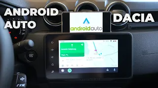 New Dacia Wireless Android Auto Demonstration Multimedia System 2022