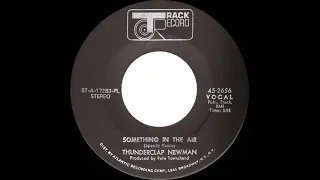 1969 HITS ARCHIVE: Something In The Air - Thunderclap Newman (#1 UK hit--stereo 45)