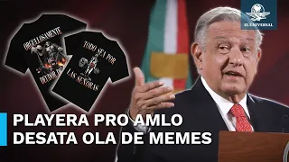 Las otras versiones de la playera de la Santa Muerte pro AMLO