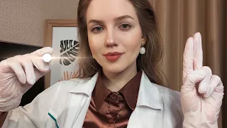 АСМР Невролог. Проверка Рефлексов • ASMR Cranial Nerve Exam