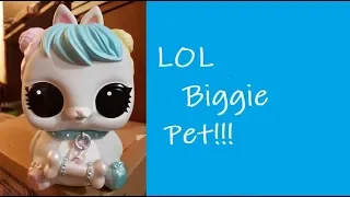 Funny Unboxing LOL Biggie Pets Hop Hop