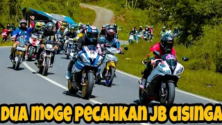 JB CISINGA PECAH‼️DUA MOGE R6 DAN CBR 1000 TERDEPAN