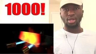 EXPERIMENT Glowing 1000 degree KNIFE VS TOILET PAPER REACTION