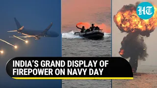 Indian Navy's warships, aircrafts roar in Vizag as India celebrates Navy day I Watch