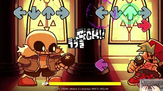 FNF Indie Cross Sans - Woopee (FC) (4k)