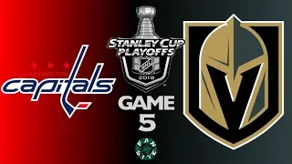 Washington Capitals @ Vegas Golden Knights | Stanley Cup Final | Game 5