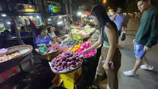 🇲🇲 MYANMAR People Enjoy The Lively Street Food Market Vibes In YANGON