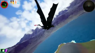 Recreating the flying  a scene in HTTYD 1 in dote