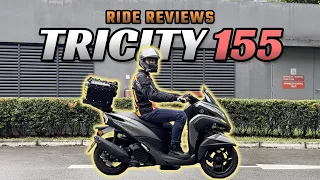 Safest bike under 200cc? Yamaha Tricity 155 Review (2023 Model) (Ride Reviews Ep 1)