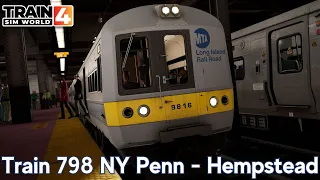 Train 798 NY Penn - Hempstead - LIRR Commuter - M3 - Train Sim World 4