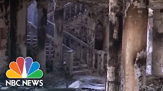 Bombed Mariupol Theater Shown On Russian State TV