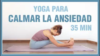 Yoga para la ANSIEDAD (+ ejercicios de respiración para calmar el sistema nervioso) | Anabel Otero