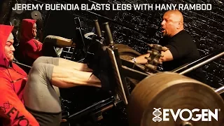 Jeremy Buendia Blasts Legs with Coach Hany Rambod